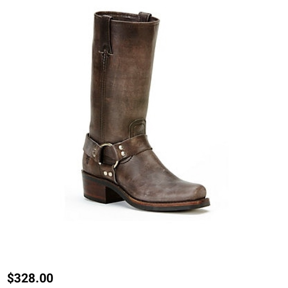 Frye Harness 12R smoke leather